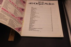 Vintage 1977 Real 40 Organ Solos Charles Hansen Music Sheet Music Book
