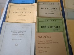 Trumpet Sheet Music Lot Of 23 Vintage Advanced Classical