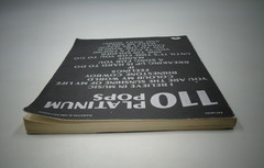 Vintage 1976 110 Platinum Pops Song Book ~ Guitar Piano Vocals Organ Chords PB
