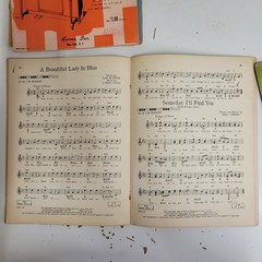 Hammond Organ Sheet Music Books Vtg 50s Lot of 6 USA Hymns Showtime