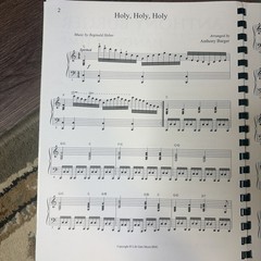 Anthony Burger Hands of Time Gospel Sacred Piano Solo Rare