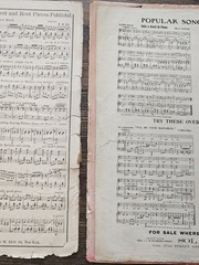 Antique 1901 Chariot Race or Ben Hur March Sheet Music E.T. Paull Lithograph