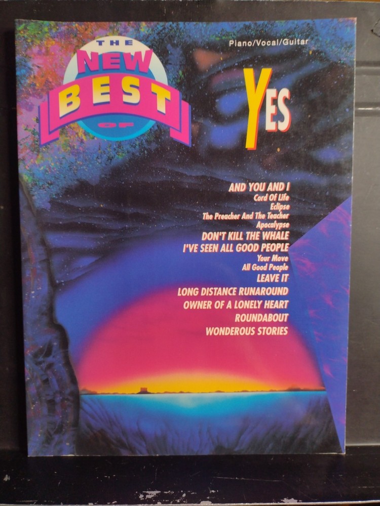 Yes Songbook The Best Of For Piano & Guitar Vocal Prog Rock New!!