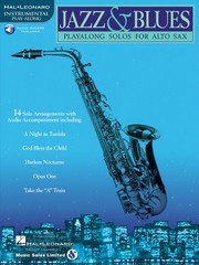 Jazz & Blues for Alto Sax Solo Sheet Music Play-Along 14 Songs Book Online Audio