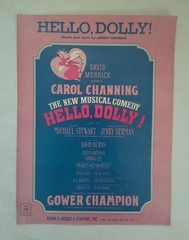 HELLO, DOLLY Carol Channing Vintage Sheet Music 1963