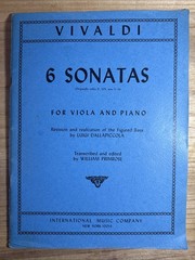 Vivaldi – 6 Sonatas for Viola and Piano