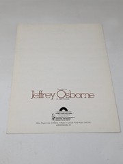 On The Wings Of Love Jeffrey Osborne Photo 1982 Sheet Music Schless Pop Vintage