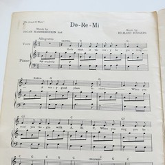 Do-Re-Mi – Sound Of Music 1959 – Sheet Music