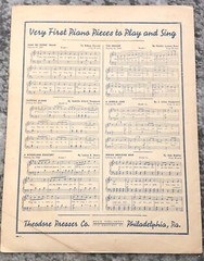 Sandman&rsquo;s Near Piano Sheet Music 1944 Ella Ketterer Vintage Original 1940&rsquo;s