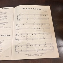 Vintage 1982 Family Sing-A-Long Songbook Piano Vocal Organ Chords Lyrics Music