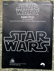 1977 Star Wars (Main Title) John Williams SHEET MUSIC 20th Century Fox Fanfare