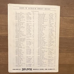 Franz Lehar & John W. Schaum &lsquo;Merry Widow Medley&rsquo; Piano Sheet Music