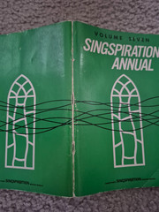 4 vintage SINGSPIRATION ANNUAL songbooks, Vol 5, 6, 7, 10-1968, 1971, 1973, 1977