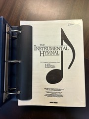 Instrumental Hymnal Book 15 | 1987 3 Ring Binder |Orchestral Keyboard Rhythm