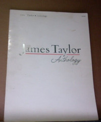 EX songbook James Taylor ANTHOLOGY Guitar Bass PIANO vocals 160 pages 35 songs