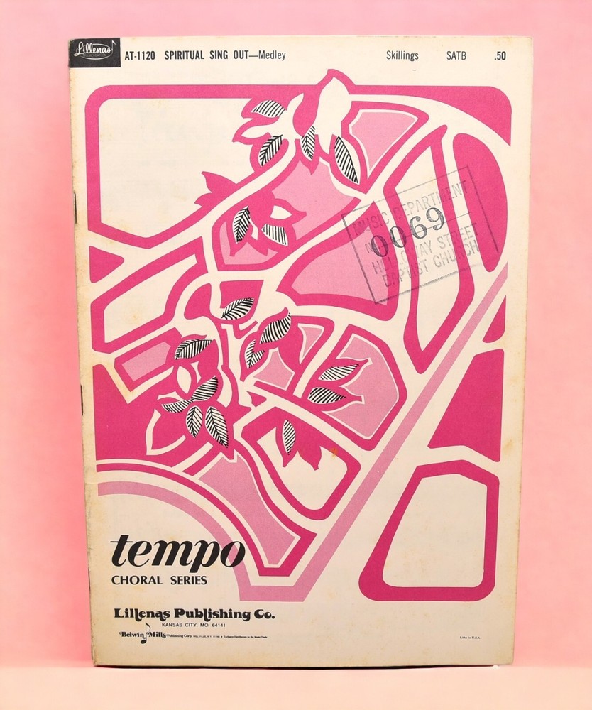 Choral Sheet Music Spiritual Sing Out Medley Tempo Choral Series Lillenas Pub Co