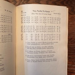 Nyimbo Za Kristo Kenyan Swahili English Songbook Hardcover 1950s GOOD