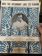 P 9×12 Vintage Sheet Music 3-pack