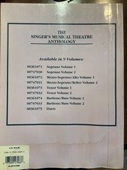Singer&rsquo;s Musical Theatre Anthology Soprano Vol 2 Hal Leonard Book Only