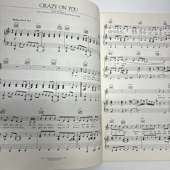 1981 HEART: GREATEST HITS / LIVE SONGBOOK Sheet Music Chords Tablature Vint_020