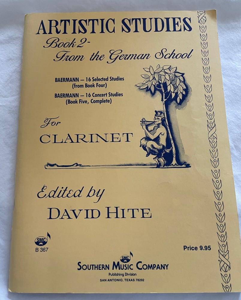 Artistic Studies For Clarinet, Book 2, From the German School. Ed. by David Hite
