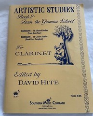 Artistic Studies For Clarinet, Book 2, From the German School. Ed. by David Hite