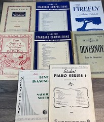 Vintage Piano Solos Sheet Music Boston Music Fischer Lot of 26