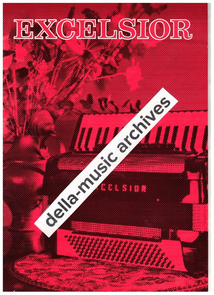 EXCELSIOR ACCORDION/ EXCELSIOLA ACCORDION 1960&rsquo;s/ 70&rsquo;s FULL COLOR CATALOG ITALY