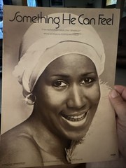P 1976 Sheet Music ARETHA FRANKLIN ‘Something He Can Feel’ MINT