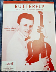 1957 Rockabilly Sheet Music Lot Party Doll Buddy Knox Butterfly Charlie Gracie
