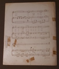 1904 The Language of the Eyes Vintage Piano Sheet Music by Lons Dinsmore