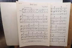 True Love – Cole Porter – Sheet Music 1956