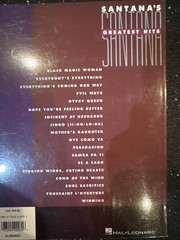 Santana Greatest Hits Guitar Songbook Hal Leonard TAB Black Magic Woman LN