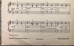 Sandman&rsquo;s Near Piano Sheet Music 1944 Ella Ketterer Vintage Original 1940&rsquo;s