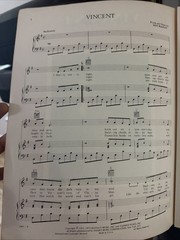 Don McLean Promo Copy Sheet Music Vincent Folk Pop Rock Piano Guitar Voice Very