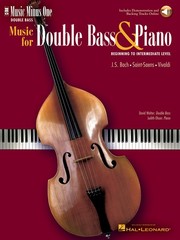 Music for Double Bass & Piano Beginner Solos Sheet Music Minus One Book & Audio