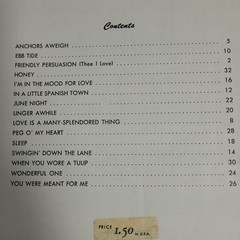 Vtg Lot of 4 1950-1960&rsquo;s Organ Sheet Music Books Produced by Various Publishers.