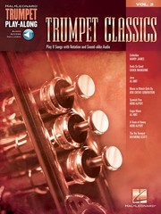 Trumpet Classics Trumpet Play-Along Vol 2 Sheet Music 8 Songs Book Online Audio
