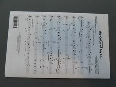 The Colors of My Life – 2007 sheet music – SSA Vocal & Piano, String bass, Perc
