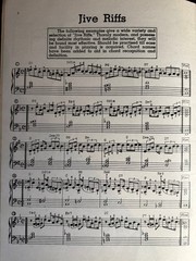 VINTAGE – THE EASY WAY TO PLAY JIVE, JAZZ & SWING – 1944 Piano Instruction Book