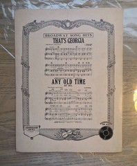 1924 George A Little Too Tired Sheet Music ART DECO