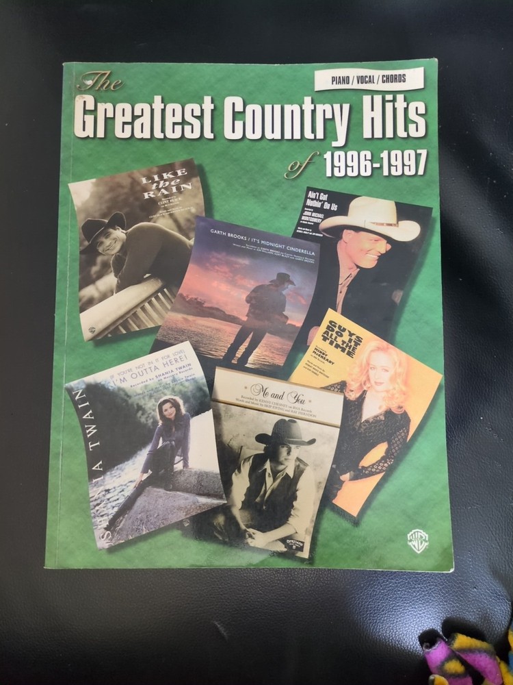 Greatest Country Hits 1996-1997 COUNTRY MUSIC SHEET MUSIC 181 Pages large Collec