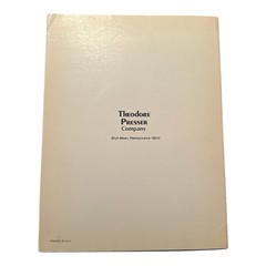Schubert Dances For Piano Poldi Zeitlin Theodore Presser NOS 1976 VTG