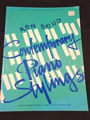 Contemporary Piano Stylings By Ron Boud 1983 Christian Music Songbook