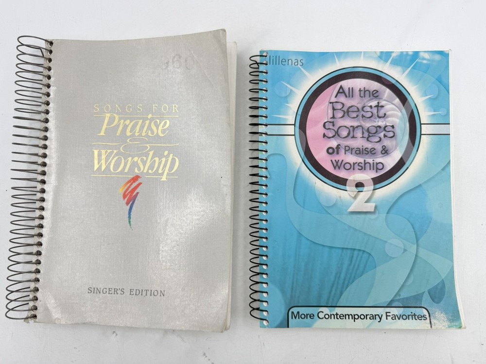 Lot 2-Songs for Praise and Worship Singer’s Edition by Word Music 1992+ All the