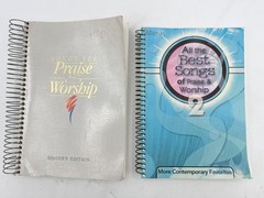 Lot 2-Songs for Praise and Worship Singer’s Edition by Word Music 1992+ All the
