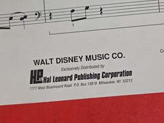 A Whole New World Sheet Music Duet Piano Guitar Vocals Walt Disney Aladdin Theme