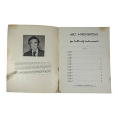 Jazz Improvisations For Treble Clef Instruments By Abe Most 1973 Sheet Music