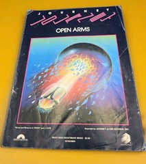 🎸 Vintage Journey Sheet Music Lot Open Arms Frontiers Wheel In The Sky G+/VG+
