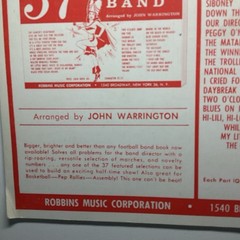 Robbins Music Corporation MPN 30 Spot Hits for Band Oboe Song Book Marching